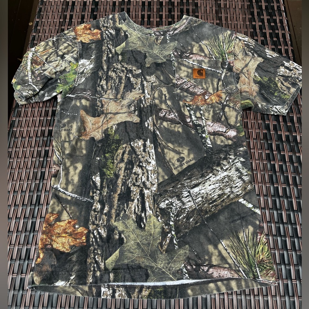 Carhartt Camo Shirt Size S Relaxed Fit